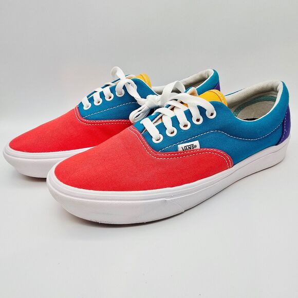 Vans Comfycush Era Multi Colored Colorblock Sneakers - Picture 1 of 11
